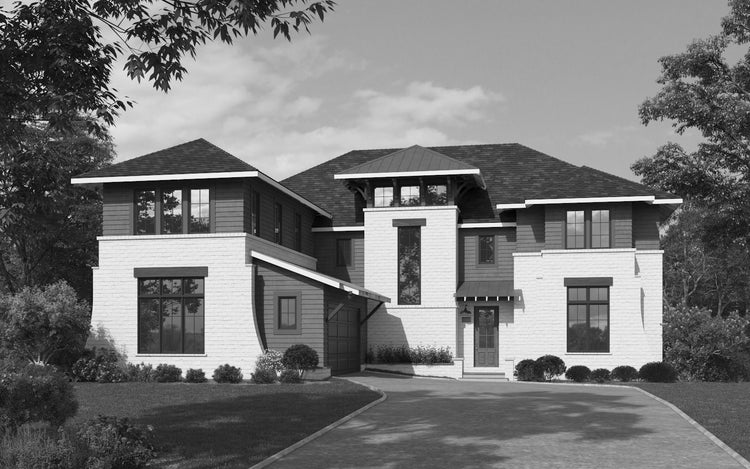 Bartlett Front Elevation Rendering