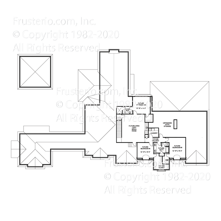 Barcelona House Plan 2nd Floor
