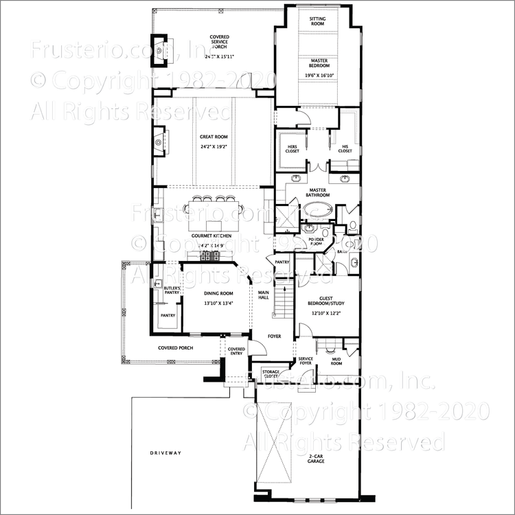 Winston House Plan First Floor Plan