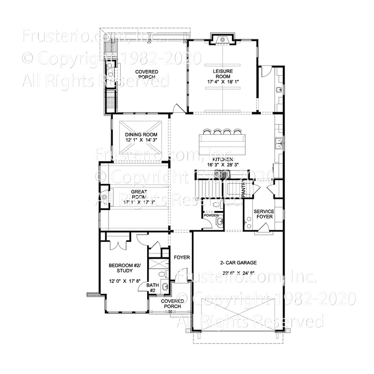 Tristan House Plan First Floor Plan