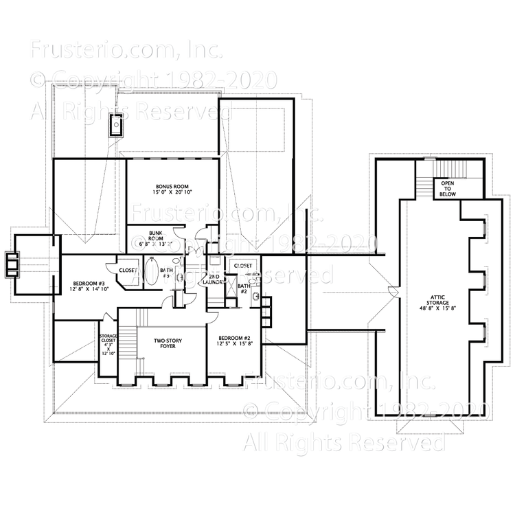 Vincent House Plan 2nd Floor