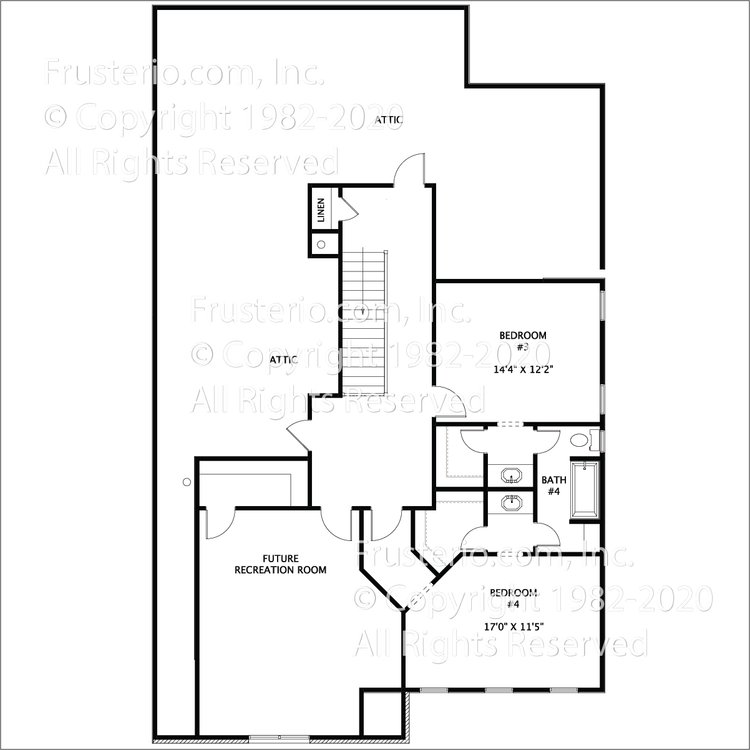 Kent House Plan 2nd Floor