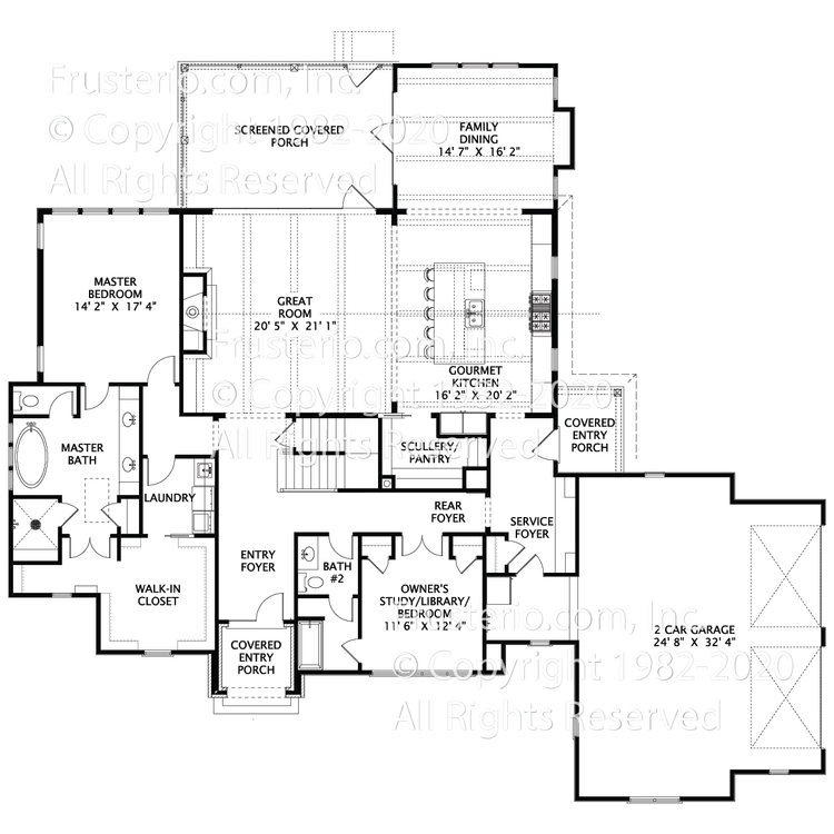 Venessa House Plan First Floor Plan