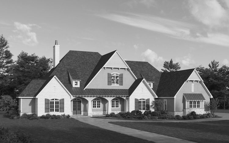 Dryden Front Elevation Rendering