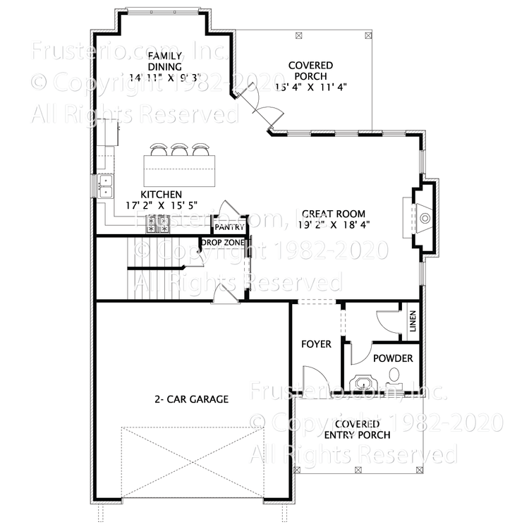 Kincaid House Plan First Floor Plan
