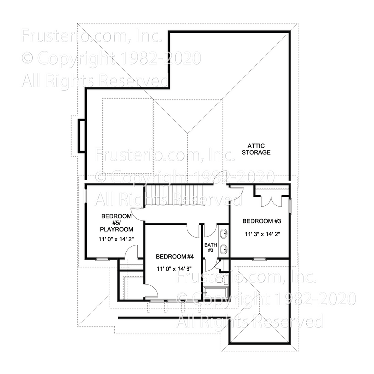 Caleb House Plan 2nd Floor
