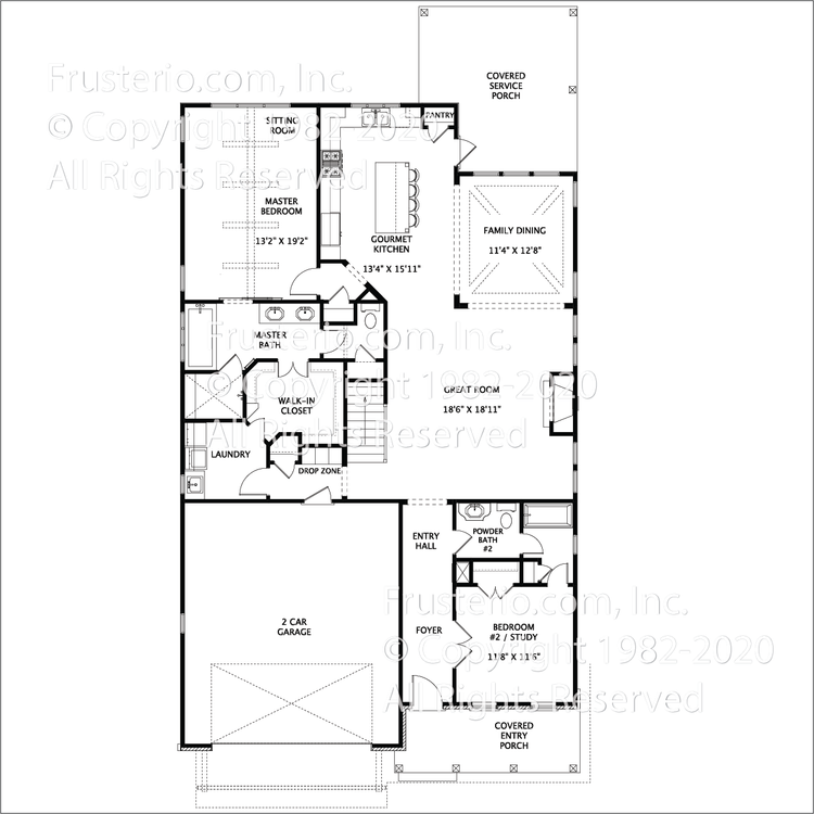 Kent House Plan First Floor Plan