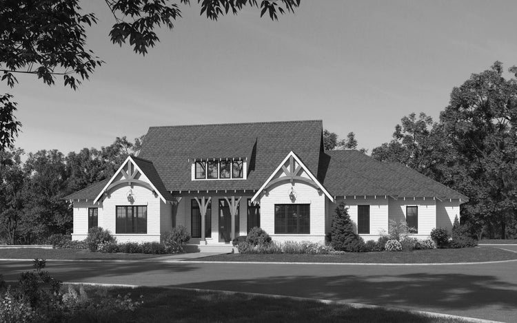 Davis Front Elevation Rendering