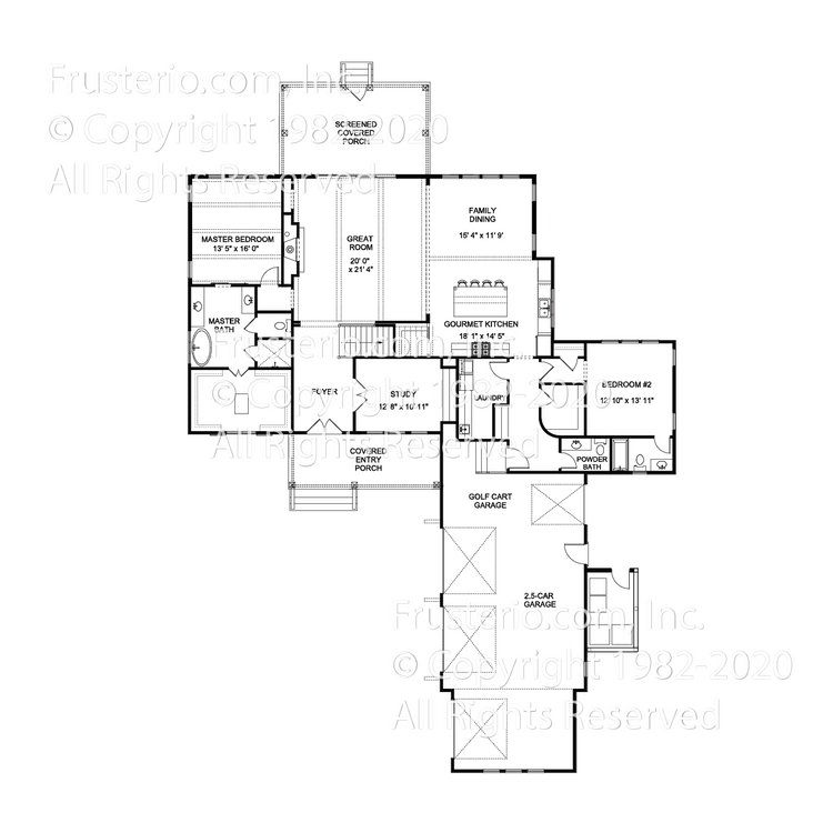 Bellwether House Plan First Floor Plan