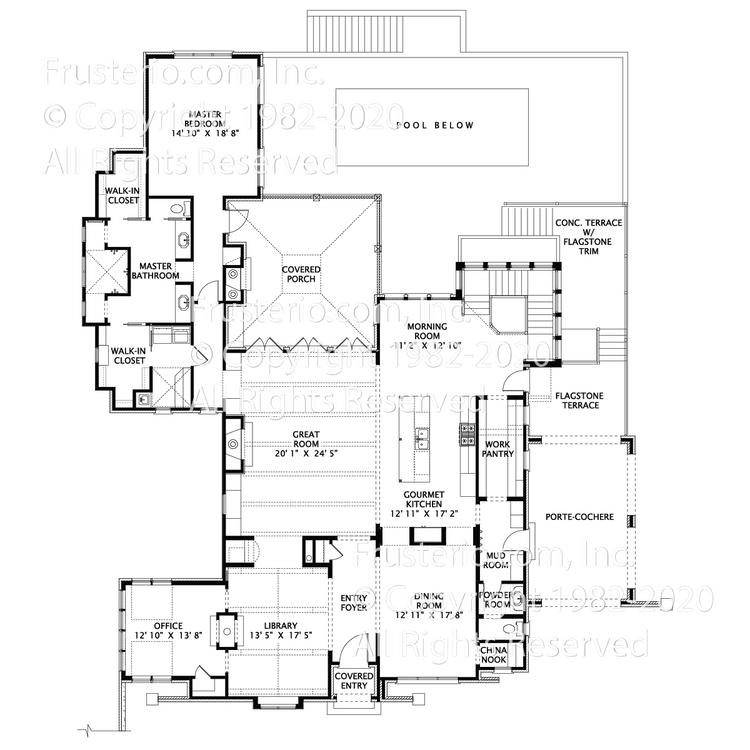 Irwin House Plan First Floor Plan