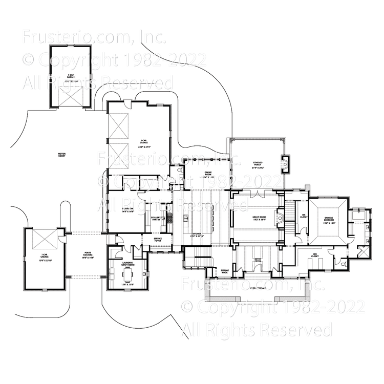 Blair House Plan First Floor Plan
