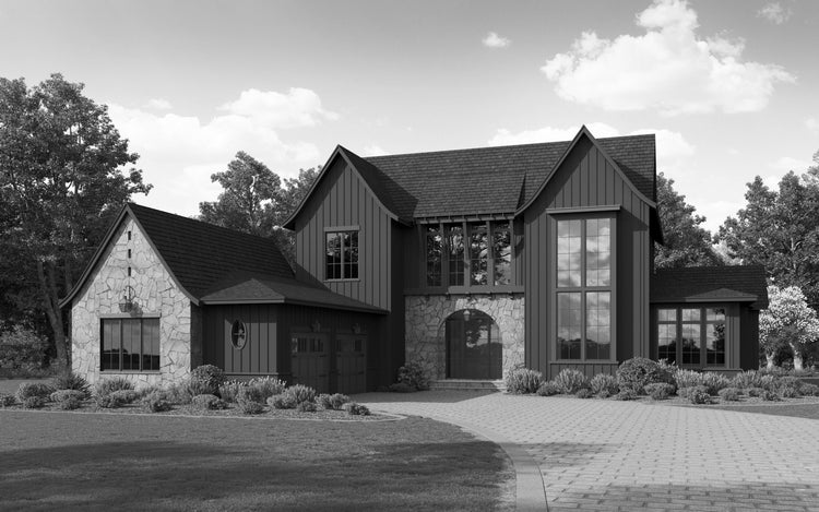 Tiller Front Elevation Rendering