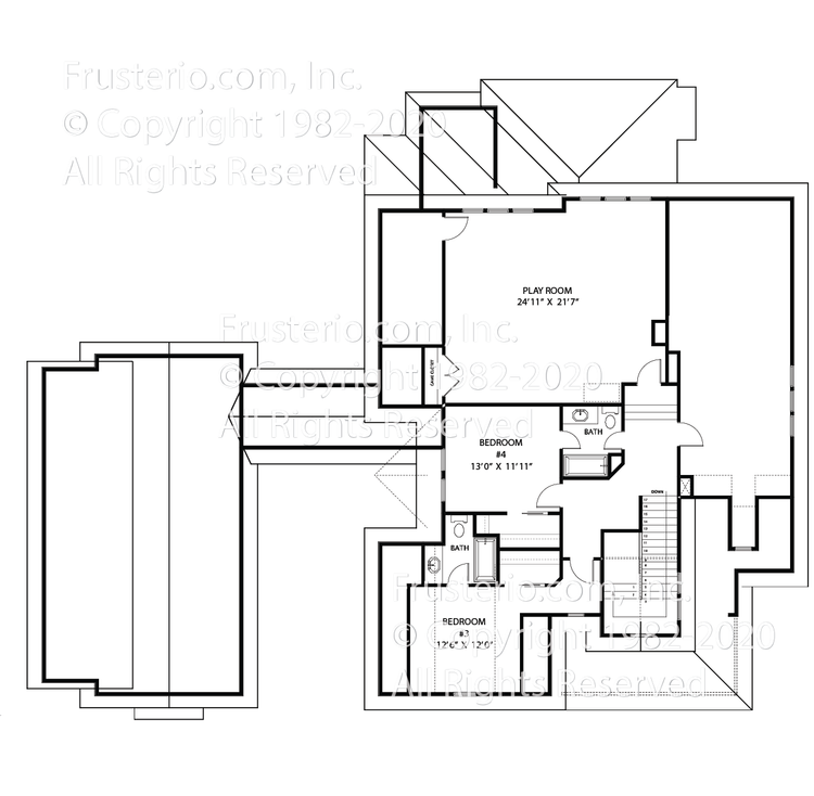 Porter House Plan 2nd Floor