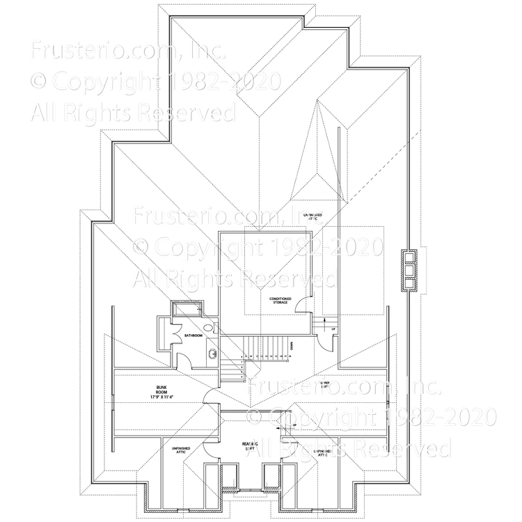 Langley House Plan 2nd Floor