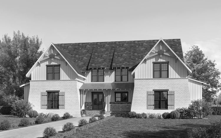 Helena Front Elevation Rendering