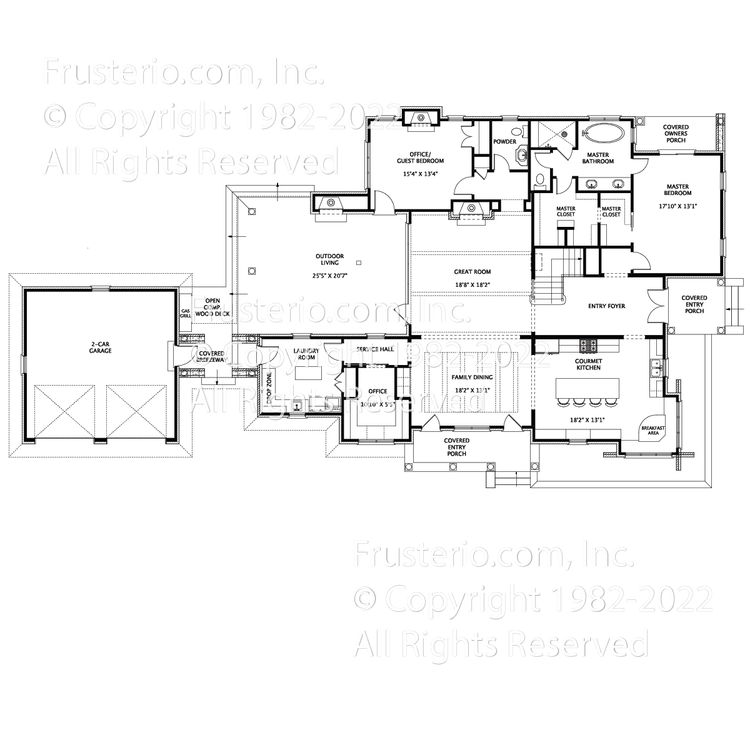 Aveline House Plan First Floor Plan