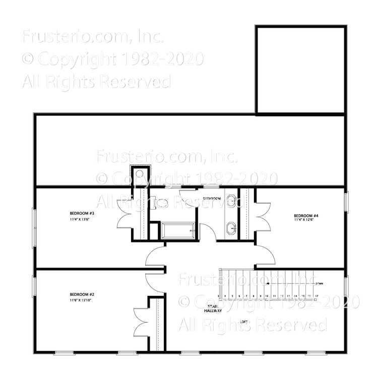 Evan House Plan 2nd Floor