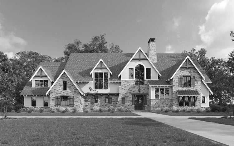 Bentley Front Elevation Rendering