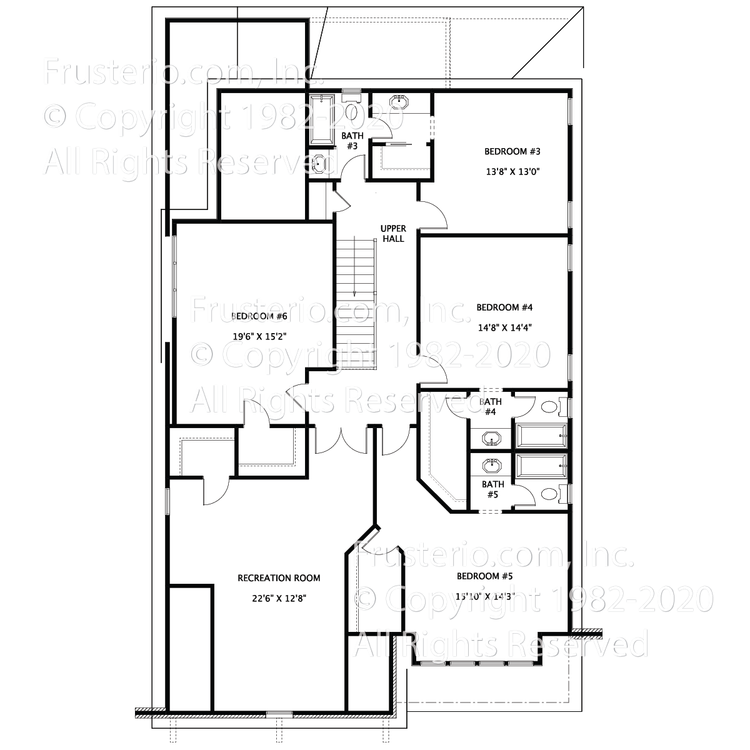 Walker House Plan 2nd Floor