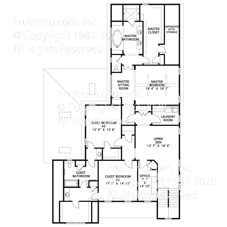 Zane House Plan 2nd Floor