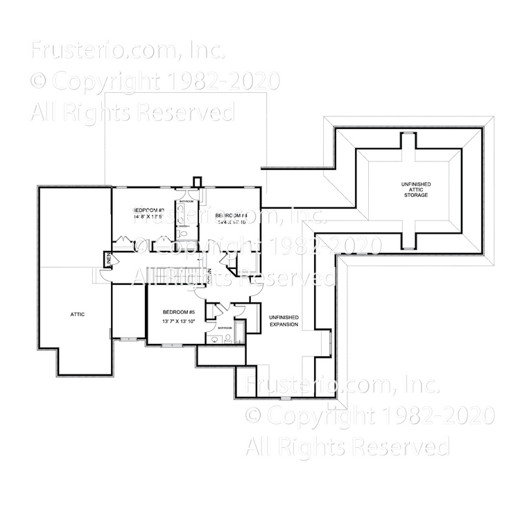 Arden House Plan 2nd Floor