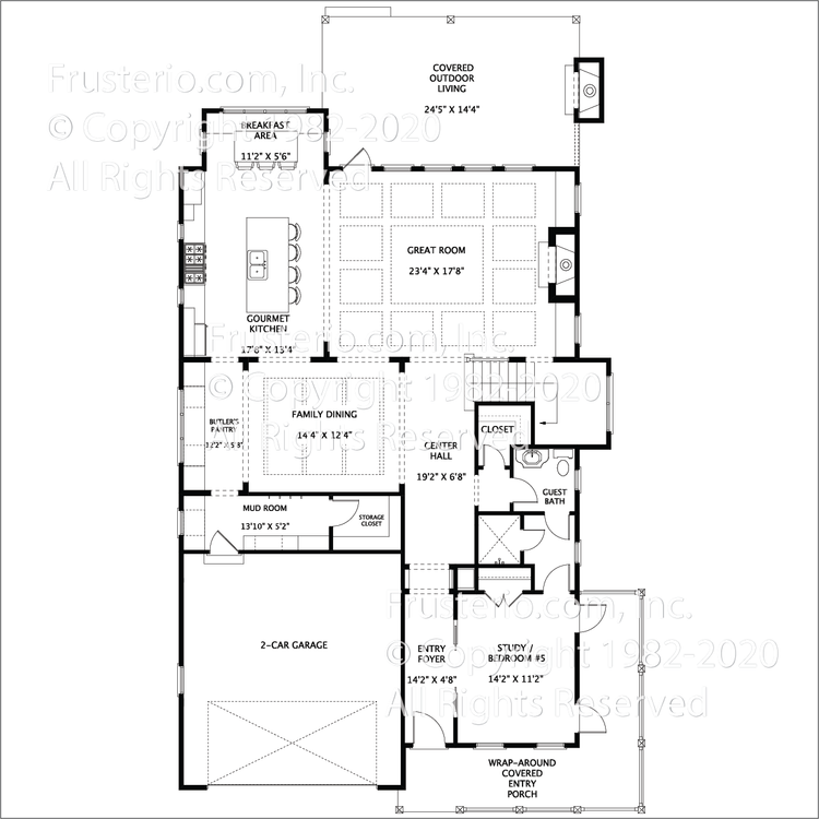 Kenzie House Plan First Floor Plan