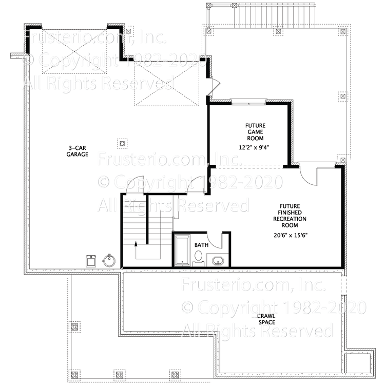 Whitworth House Plan 3rd Floor