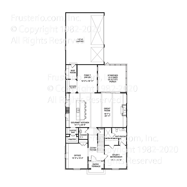 Eaton House Plan First Floor Plan