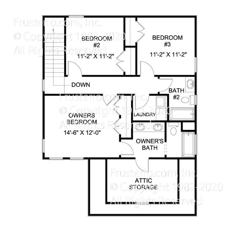 Phoebe House Plan 2nd Floor