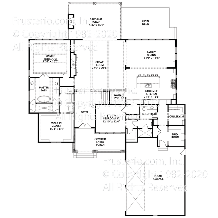 Luna House Plan First Floor Plan