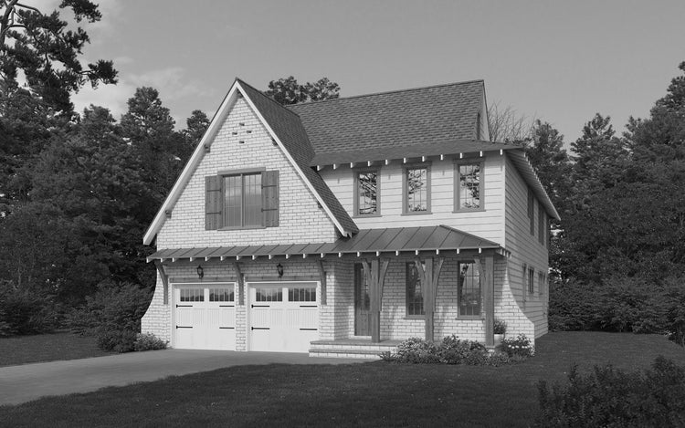 Lambert Front Elevation Rendering