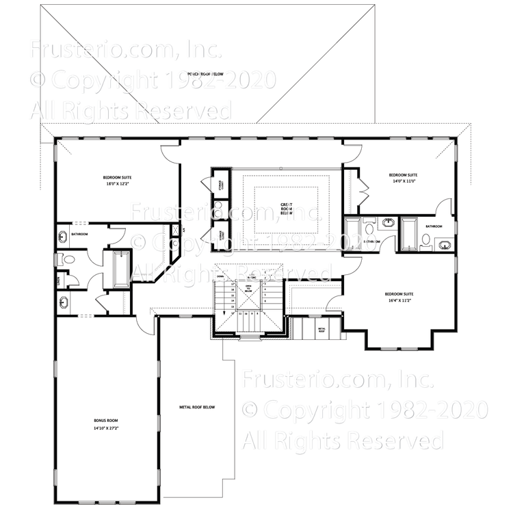 Bartlett House Plan 2nd Floor
