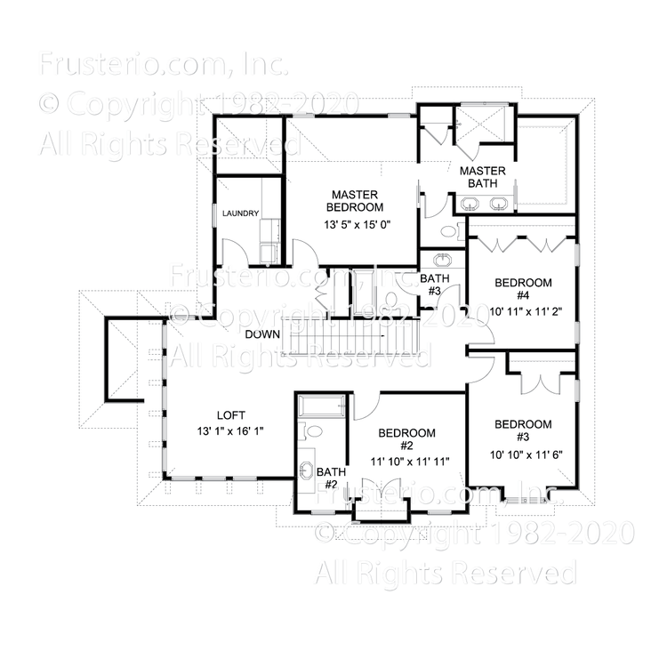 Knox House Plan 2nd Floor