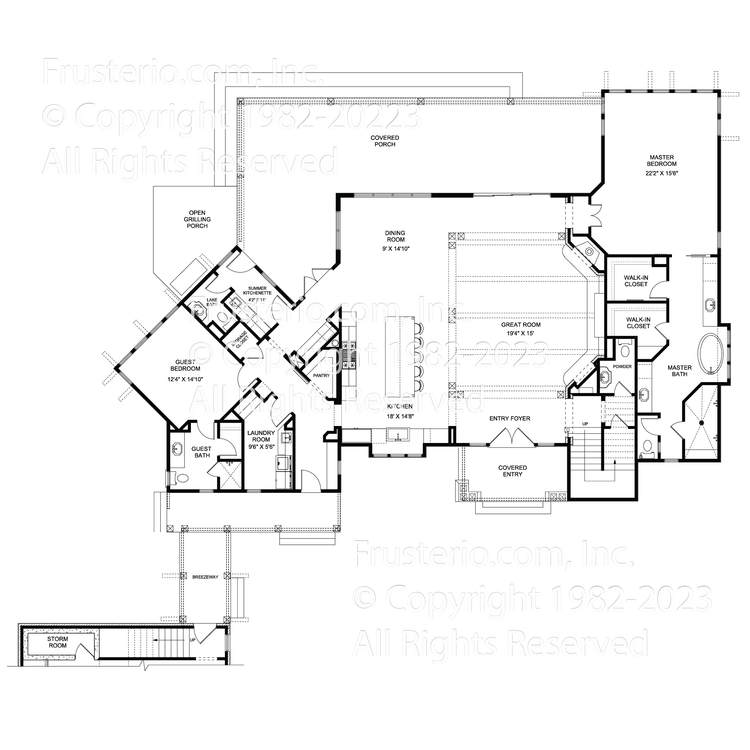 Melanie House Plan First Floor Plan