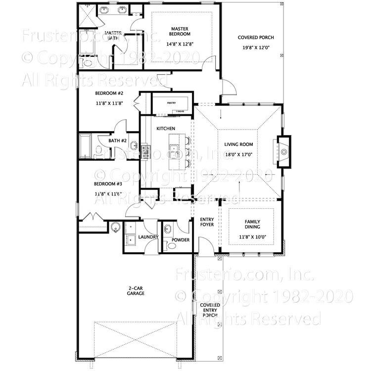 Hudson House Plan First Floor Plan