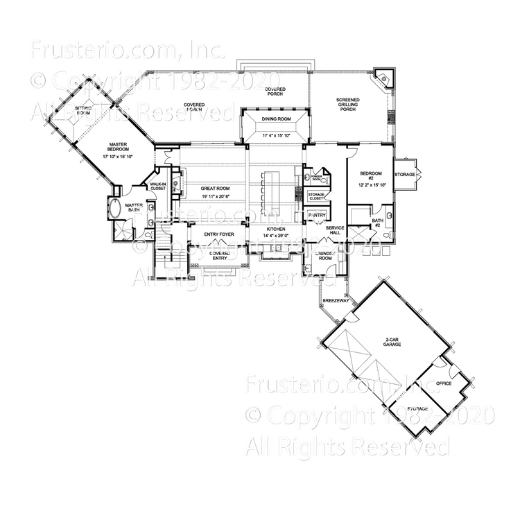 Morgan House Plan First Floor Plan