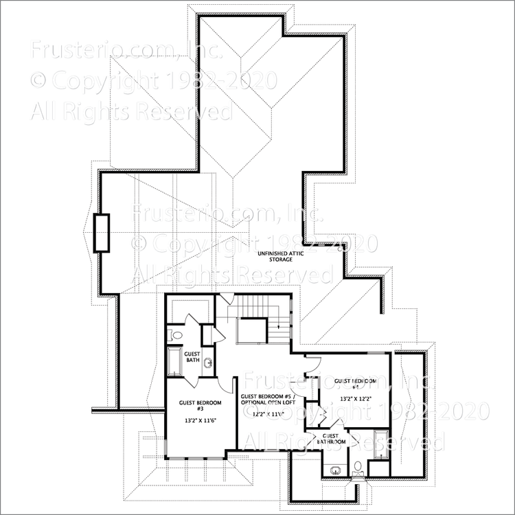 Easton House Plan 2nd Floor