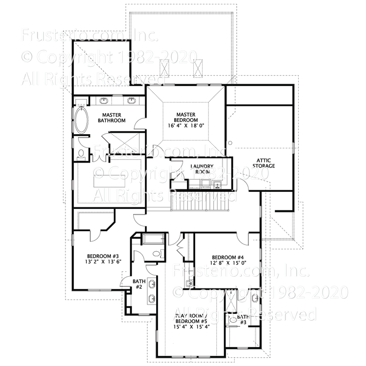 Hansen House Plan 2nd Floor
