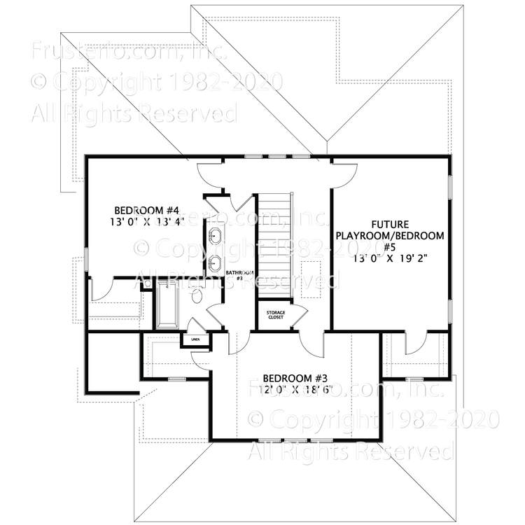 Story House Plan 2nd Floor