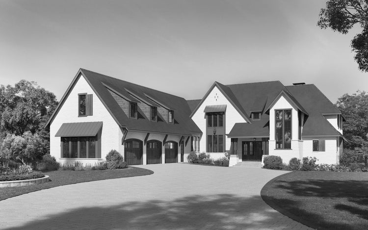 Hendrix Front Elevation Rendering