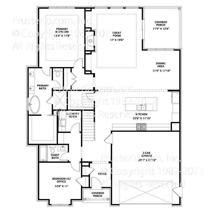 Catatoga House Plan First Floor Plan