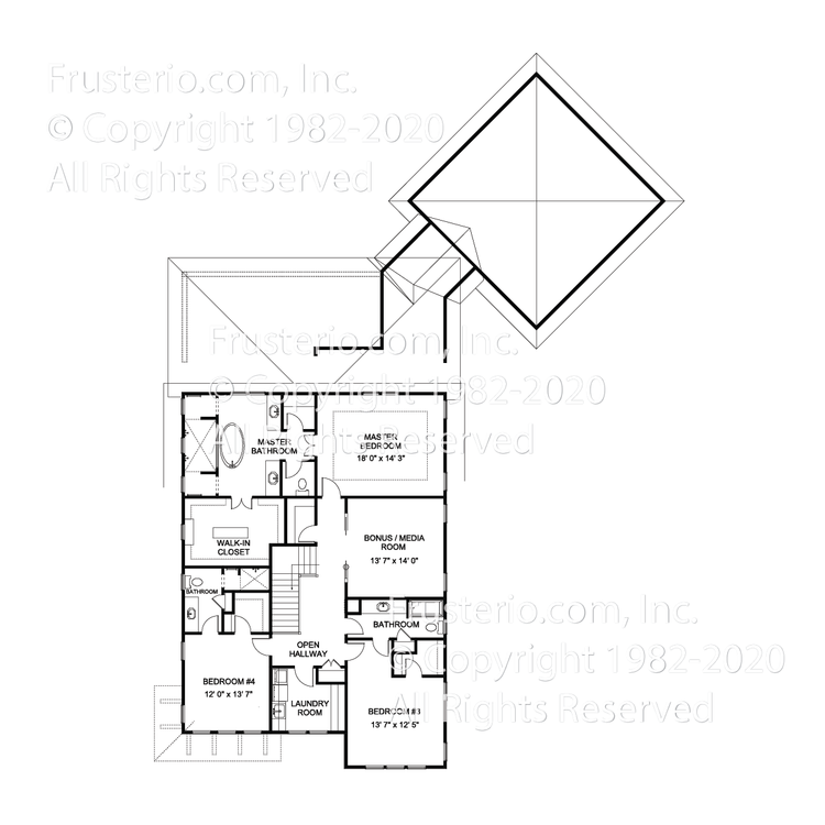 Bowen House Plan 2nd Floor
