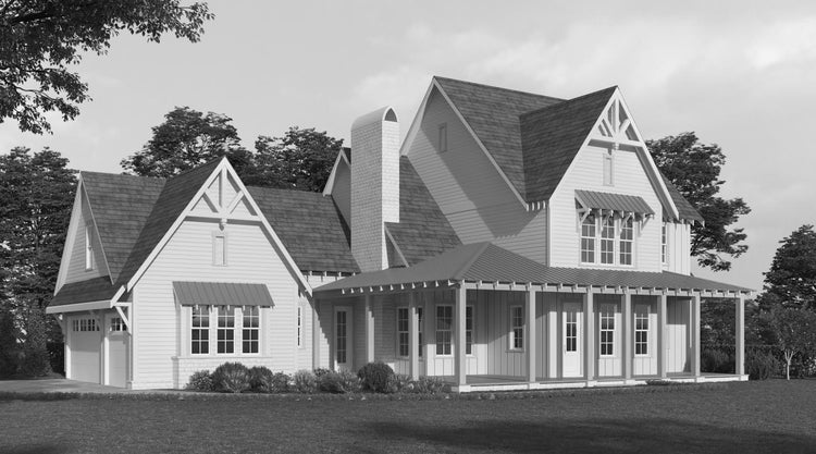 Anders Front Elevation Rendering