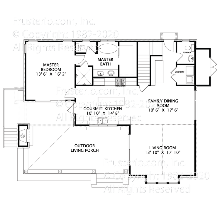 Lindsay House Plan First Floor Plan