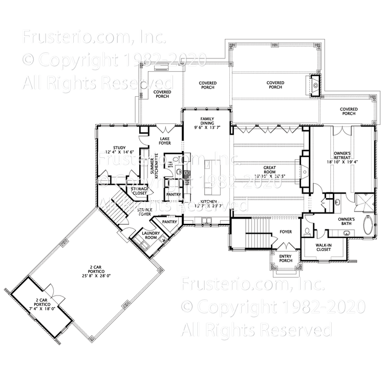 Isaac House Plan First Floor Plan