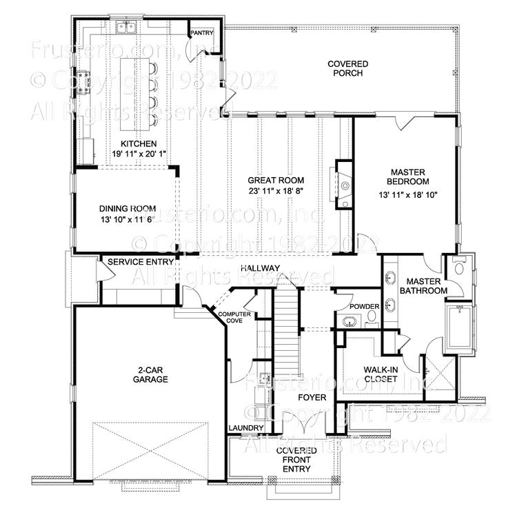 Mateo House Plan First Floor Plan
