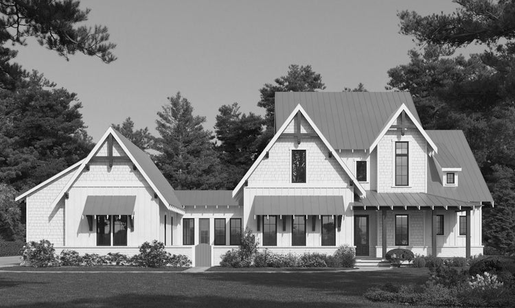 Porter Front Elevation Rendering