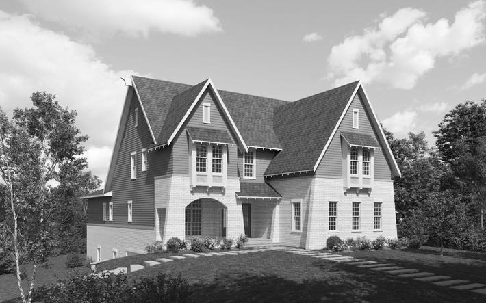 Hargrove Front Elevation Rendering