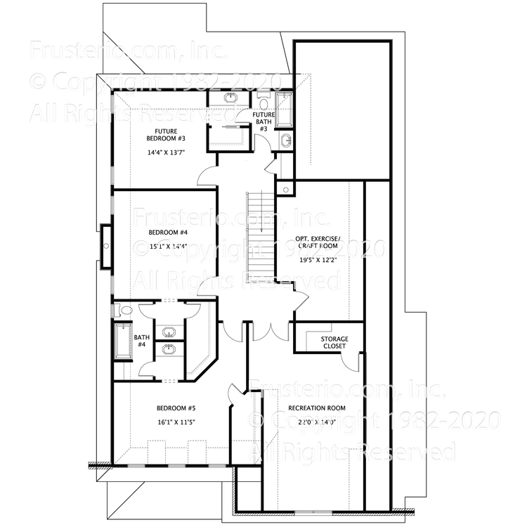 Beckham House Plan 2nd Floor