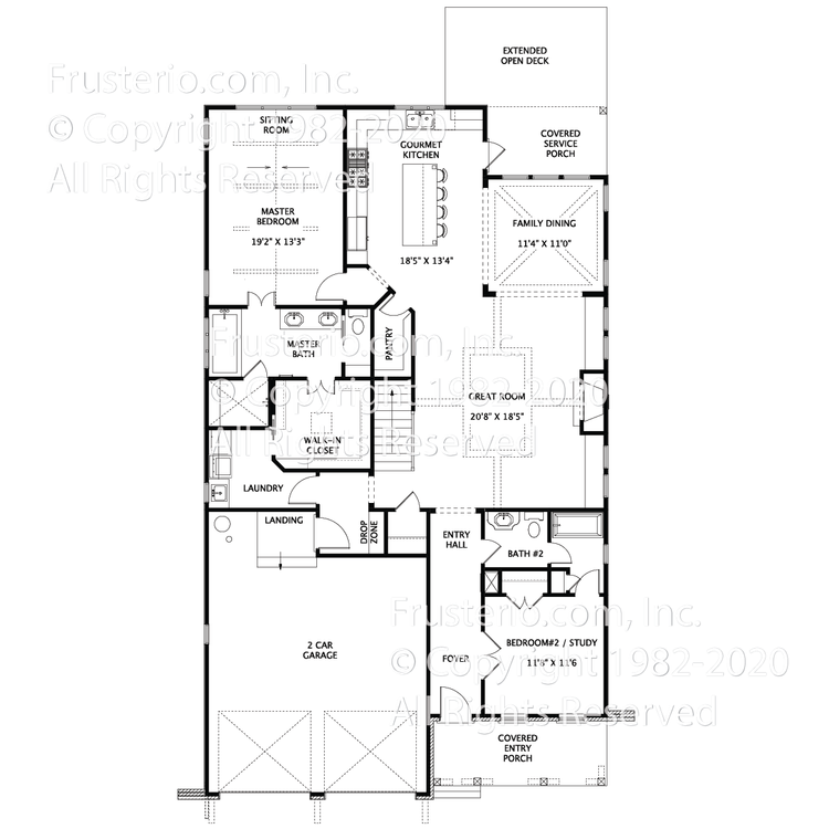 Walker House Plan First Floor Plan